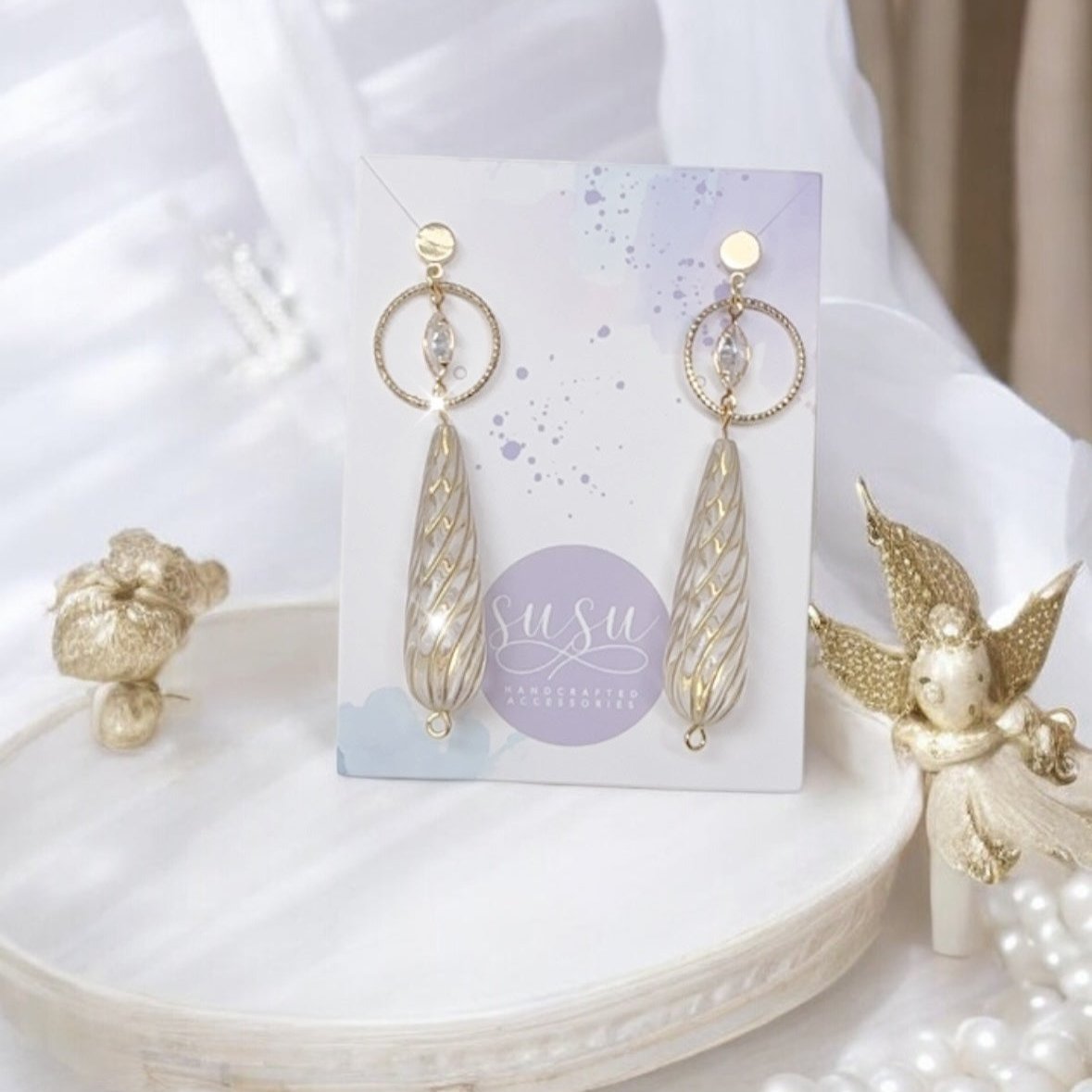 Marquise Drop Earrings