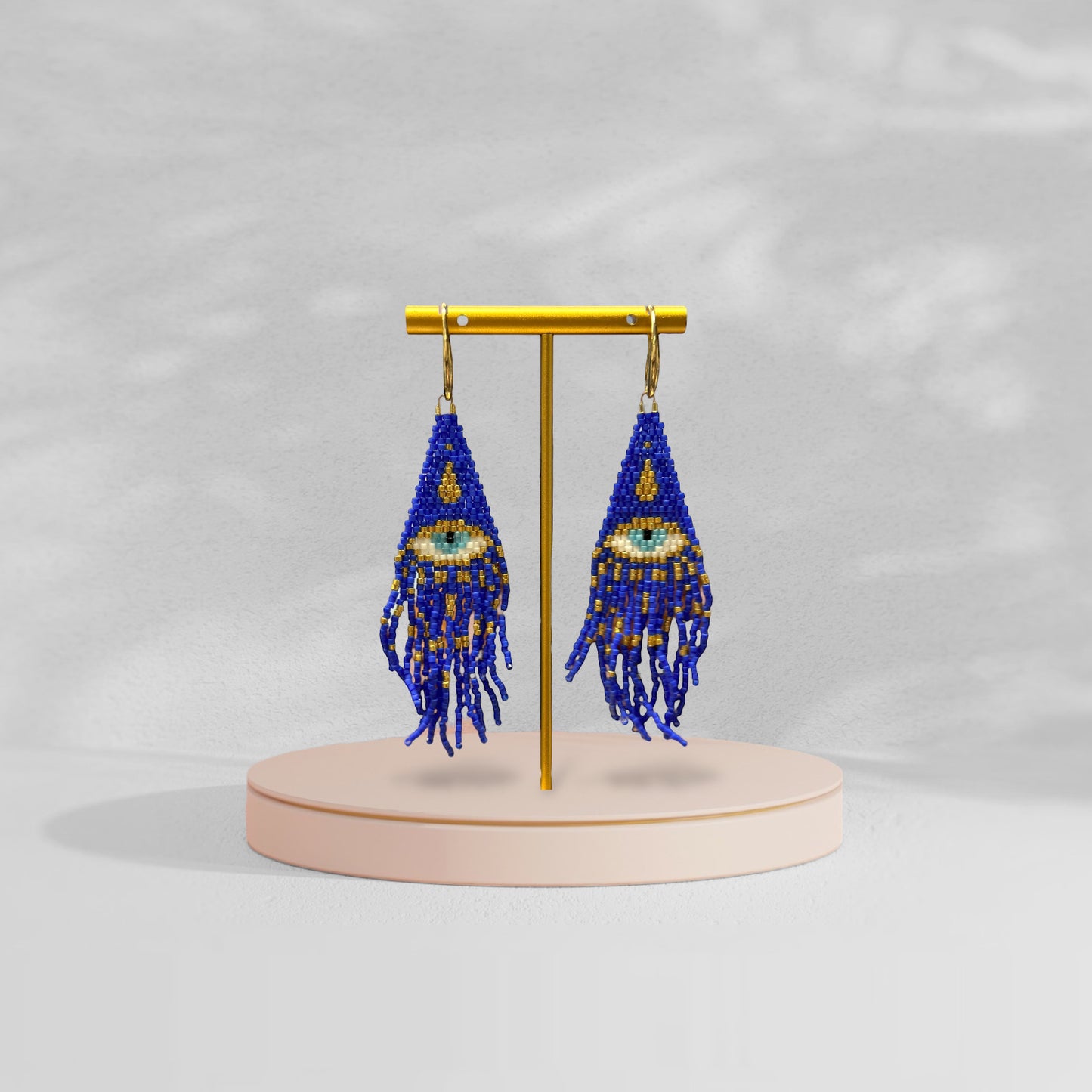 Evil Eye Fringe earrings