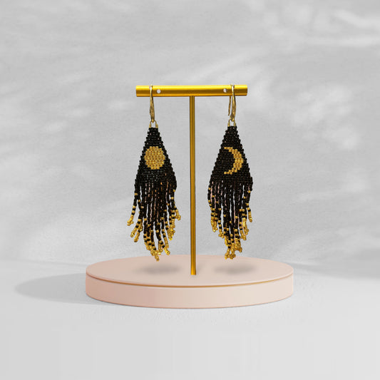 Moon Fringe earrings