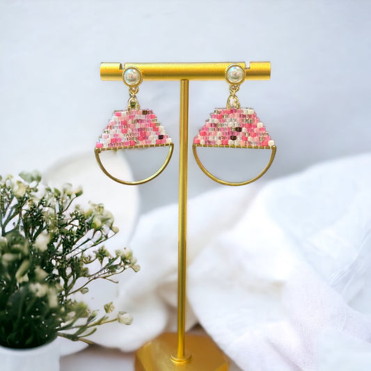 Pink Earrings