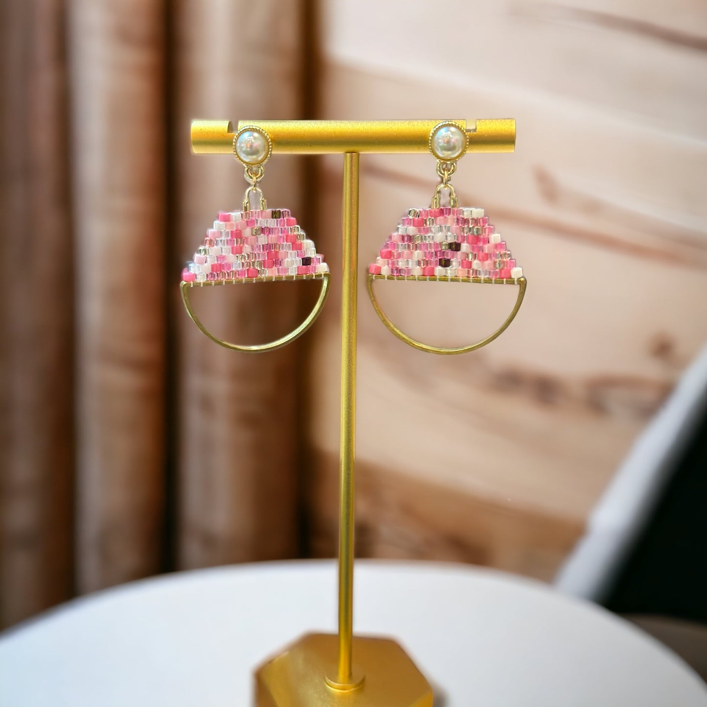 Pink Earrings